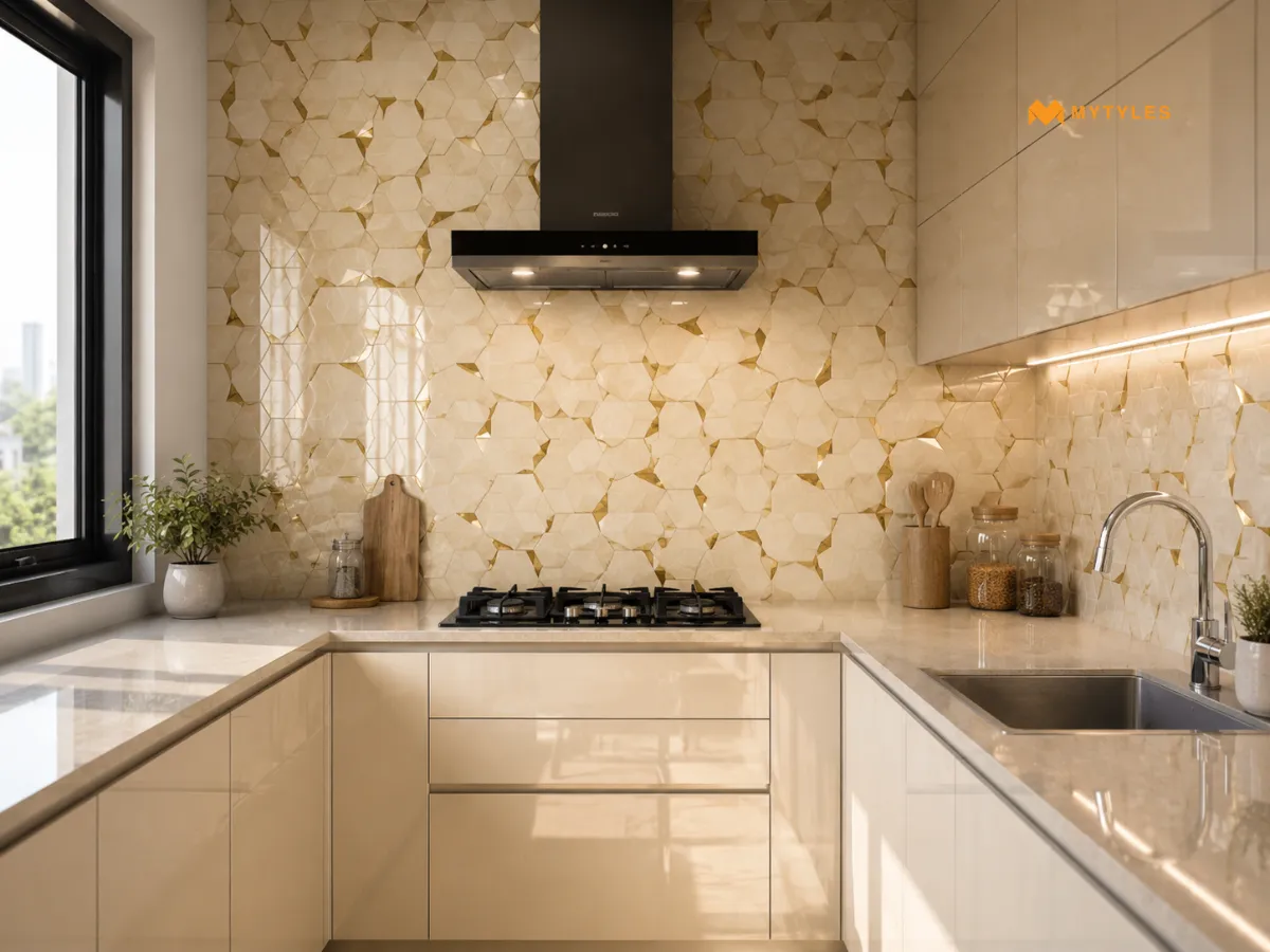 High-Gloss Tiles That Make Small Kitchens Feel Bigger